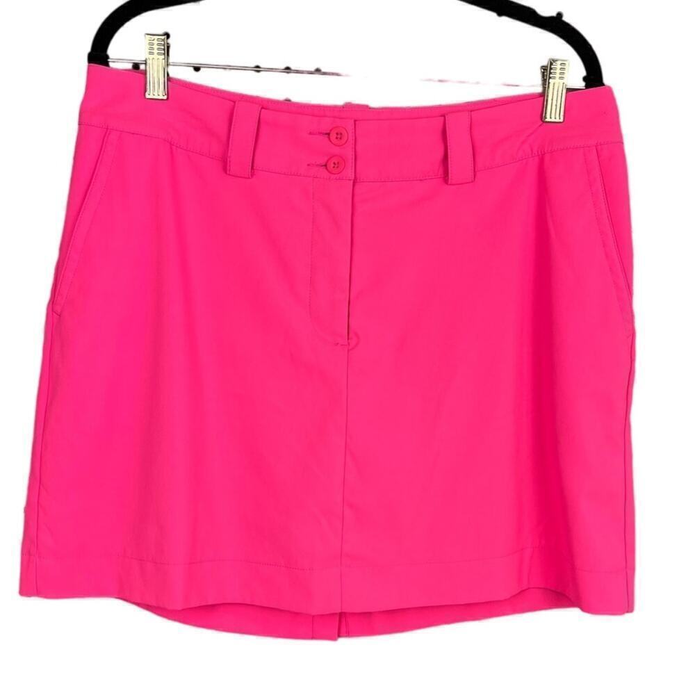 Nike Hot Pink Mini Skort with Double-Button Waist